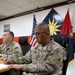 Maj. Gen. Laura Yeager provides mentorship training via Video Teleconference to Task Force Phoenix Soldiers during deployment