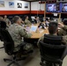 Maj. Gen. Laura Yeager provides mentorship training via Video Teleconference to Task Force Phoenix Soldiers during deployment