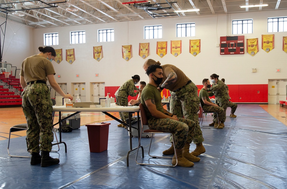 MCB Quantico Recieves Flu Vaccines