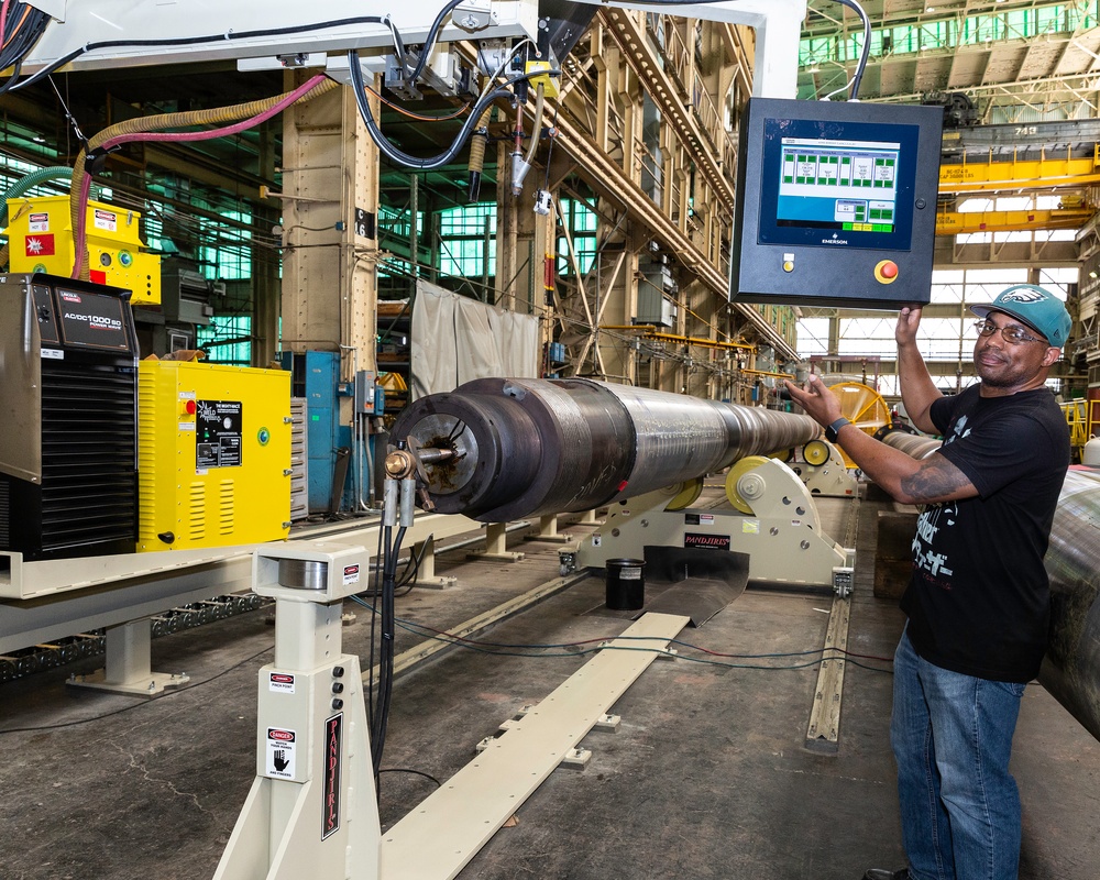 Eye on Innovation: New Submerged Arc Welder Machine Boosts Efficiency at Norfolk Naval Shipyard