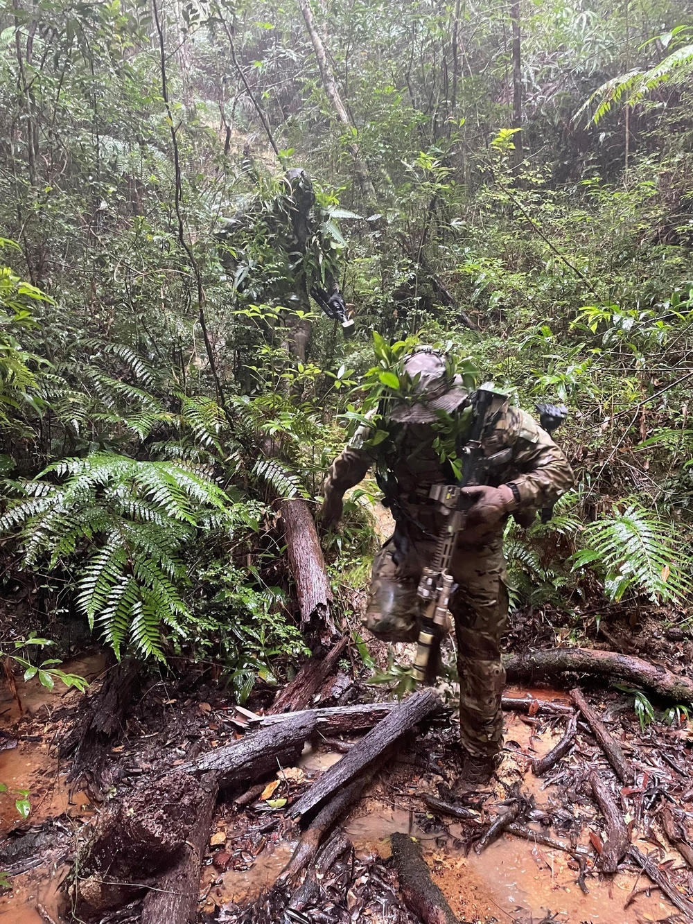 Green Berets with 1st SFG (A) train in Special Reconnaissance at Jungle Warfare Training Center in Okinawa
