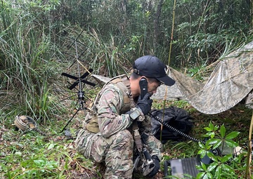 Green Berets with 1st SFG (A) train in Special Reconnaissance at Jungle Warfare Training Center in Okinawa