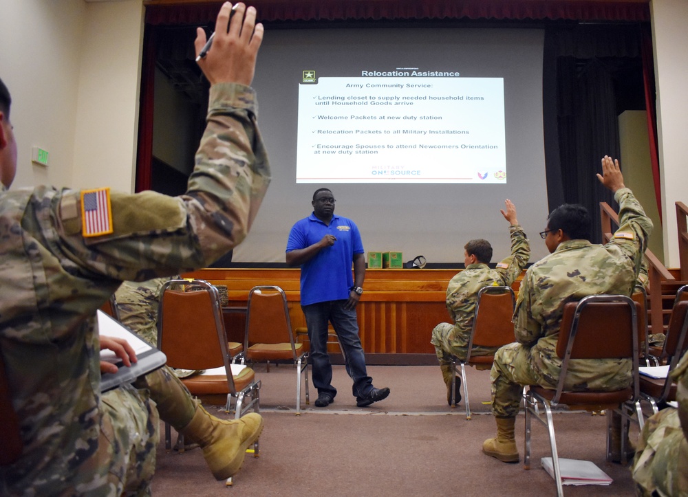 Presidio of Monterey briefing makes PCS moves easier, safer