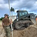 US Navy Seabees assigned to NMCB-5 support the PNG Defence Force