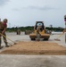 US Navy Seabees with NMCB-5 participate in joint airfield damage repair training