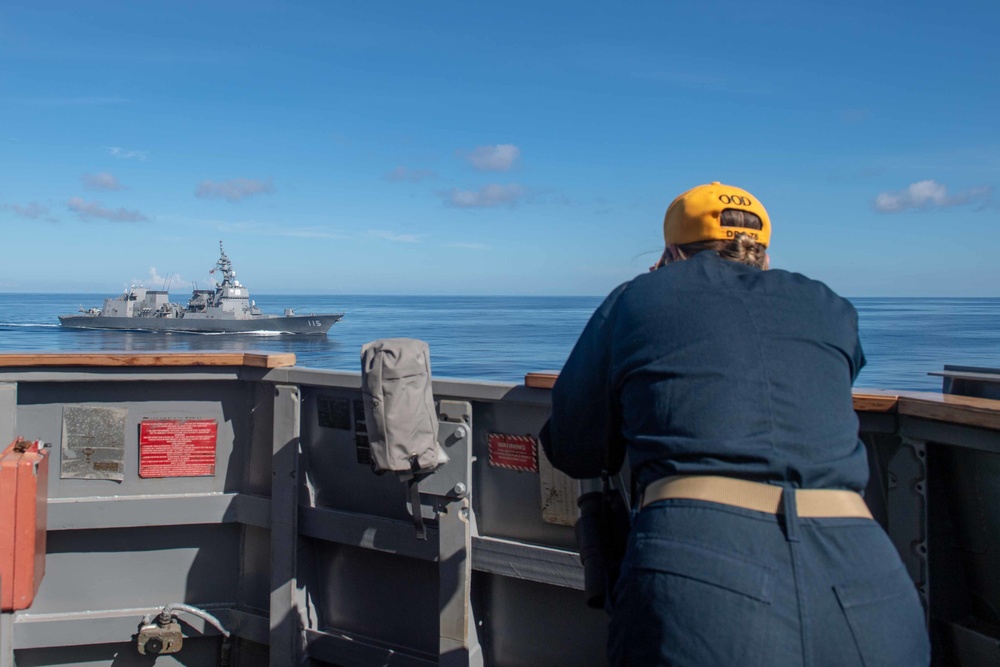 USS Higgins (DDG 76) interoperability training.USS