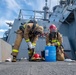 USS Higgins Damage control training