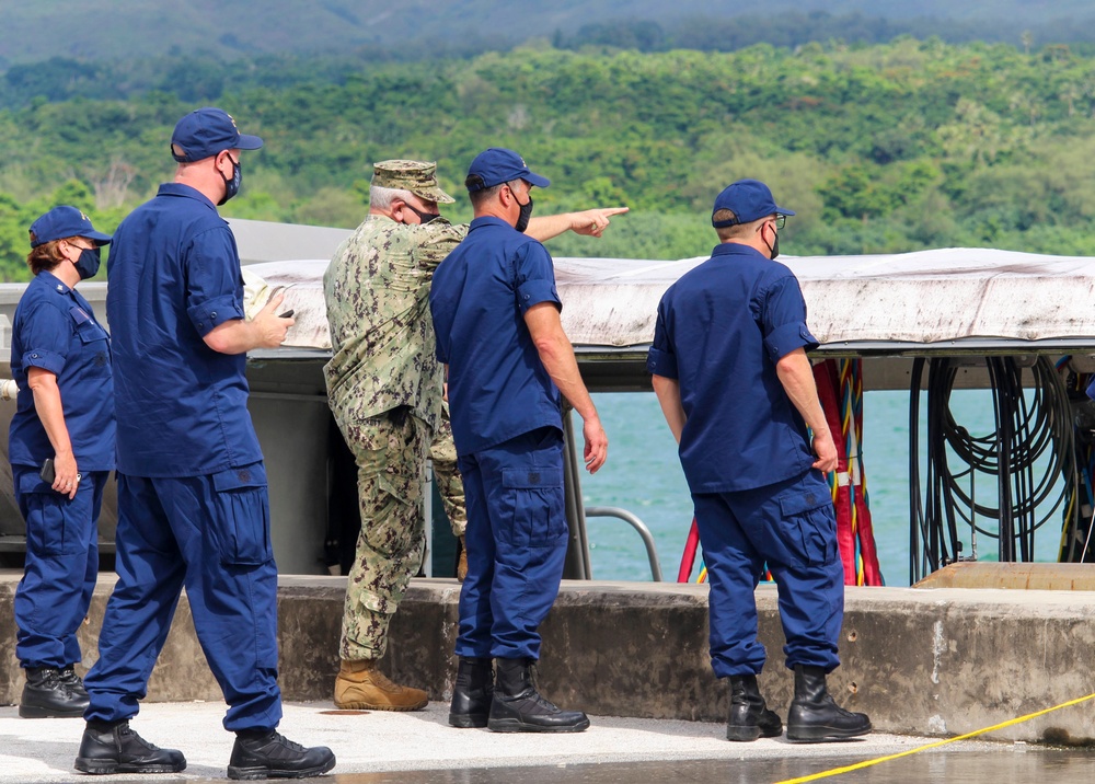 Director of Operational Logistics, U.S. Coast Guard Tours U.S. Naval Base Guam