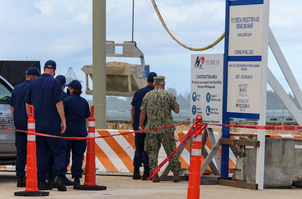 Director of Operational Logistics, U.S. Coast Guard Tours U.S. Naval Base Guam