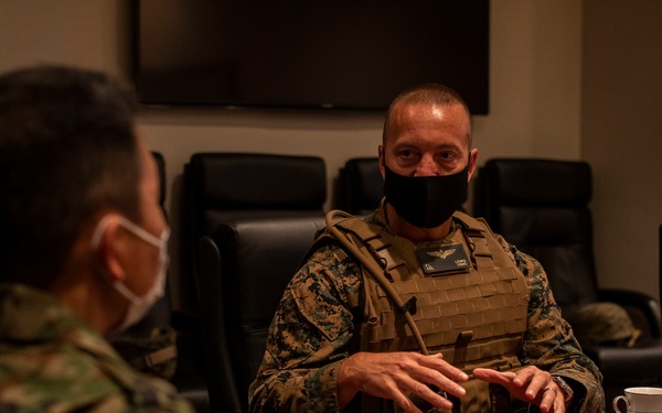 MCAS Iwakuni hosts installation tour for Japan Ground Self-Defense Force Middle Army chief of staff