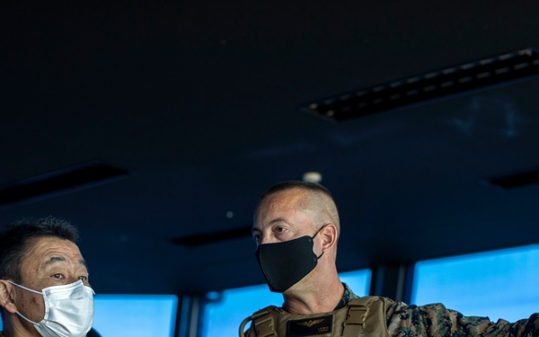 MCAS Iwakuni hosts installation tour for Japan Ground Self-Defense Force Middle Army chief of staff