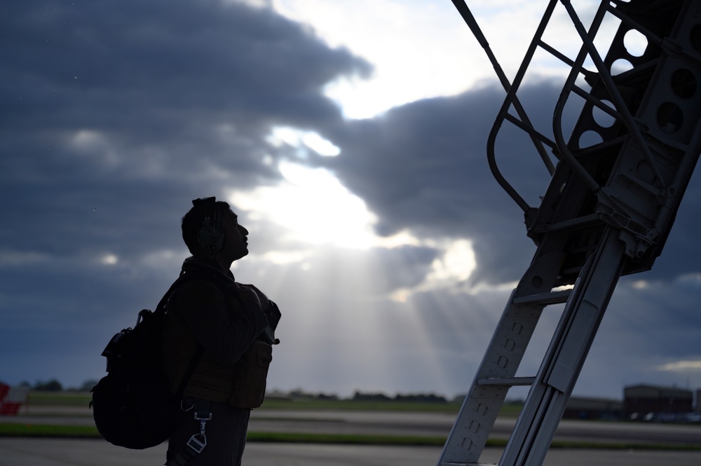 9 EBS Integrated with NATO allies over Estonia