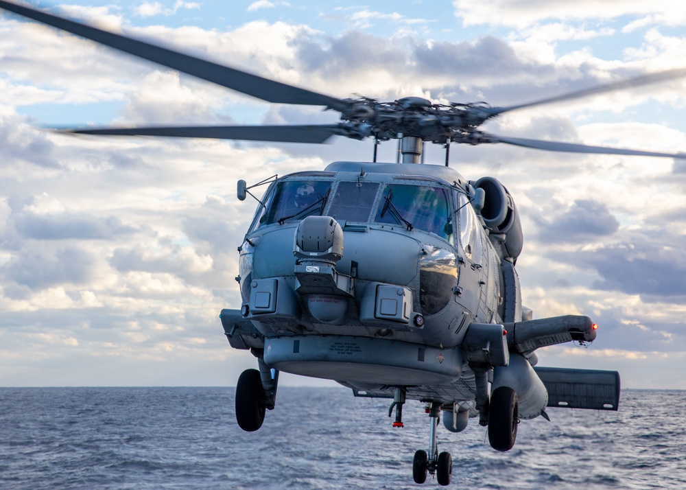 Dvids - Images - An Mh-60r Helicopter Assigned To Hsm-51 Conducts 