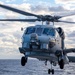 An MH-60R Helicopter Assigned to HSM-51 Conducts Flight Deck Operations with USS Dewey