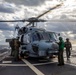 Sailors aboard USS Dewey Conduct Flight Deck Operations with HSM-51