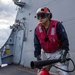 DC3 Durron Fernandez Stands Ready to Respond in case of a Casualty aboard USS Dewey