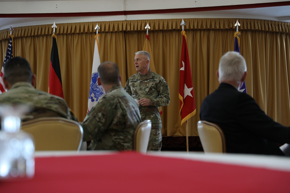 Maj. Gen. Thomas Solhjem, U.S. Army Chief of Chaplain visits leaders from 21st Theater Sustainment Command