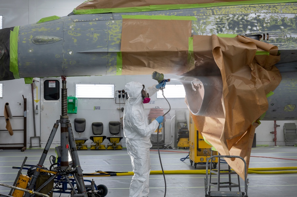 Corrosion control facility: taking art to the skies