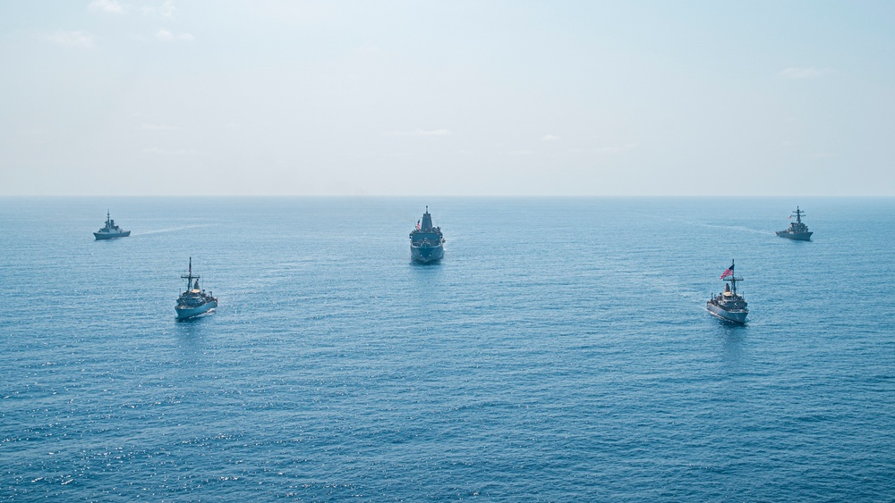 USS Portland, Saudi Frigate Al Riyadh PHOTOEX