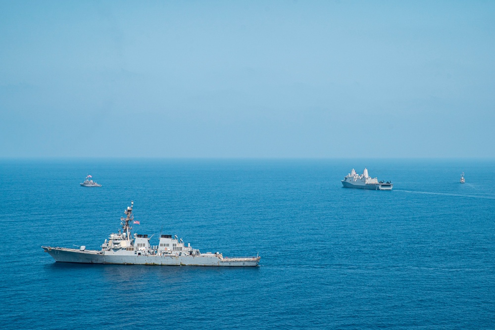 USS Portland, Saudi Frigate Al Riyadh PHOTOEX