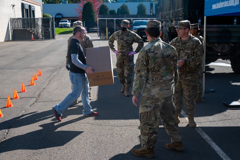 Connecticut National Guard assists DEA on National Drug Take Back Day