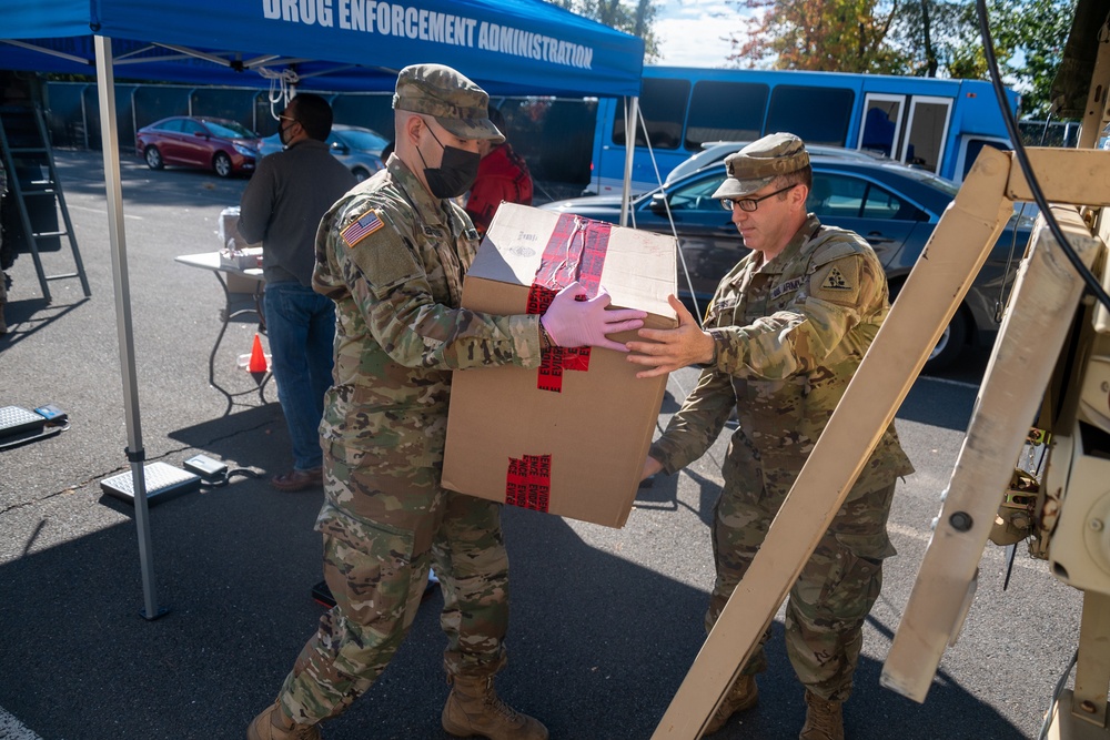 Connecticut National Guard assists DEA on National Drug Take Back Day