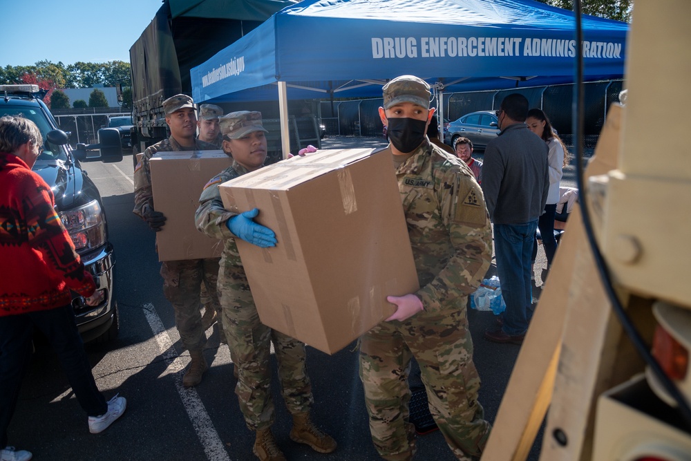 Connecticut National Guard assists DEA on National Drug Take Back Day