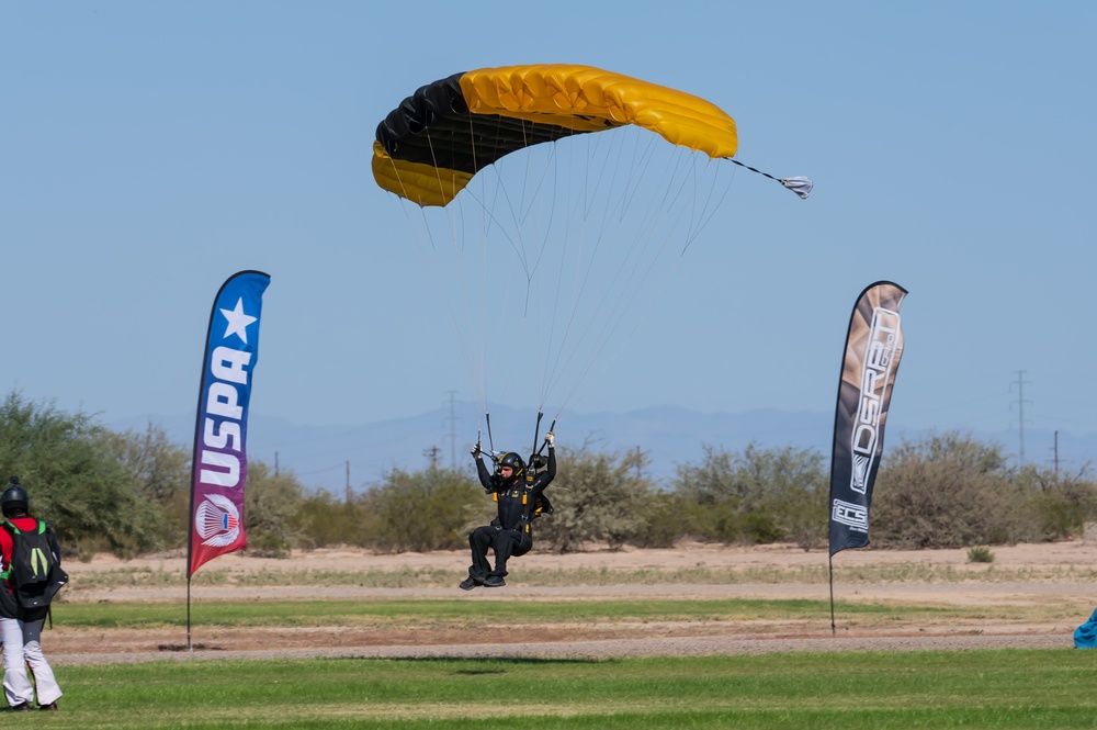 U.S. Army Parachute Team competes in National Skydiving Championship events