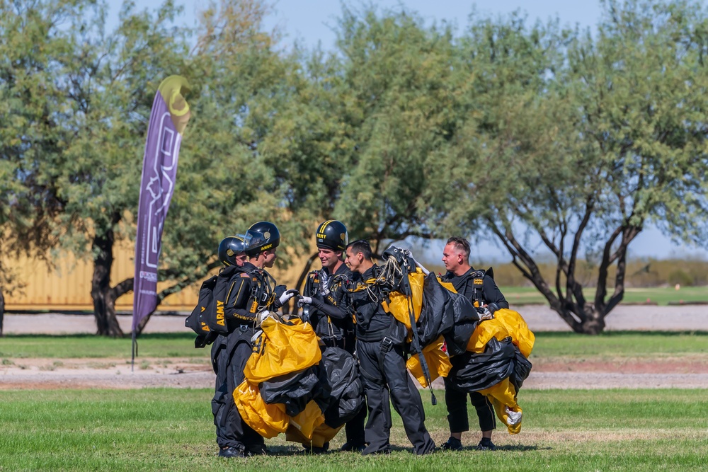 U.S. Army Parachute Team competes in National Skydiving Championship events