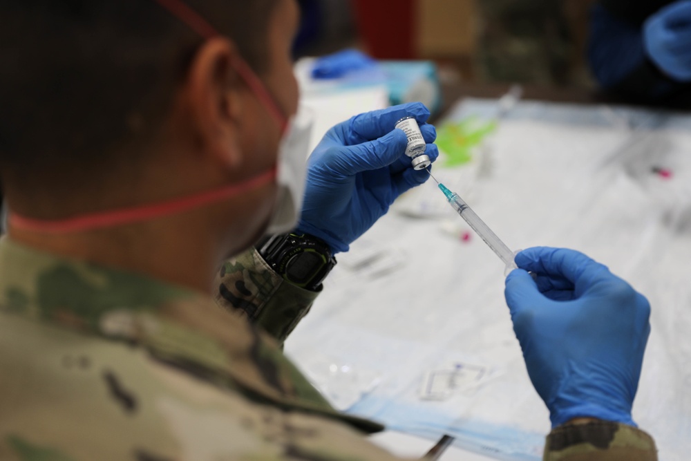Task Force McCoy Hosts Second Mass Vaccination Event