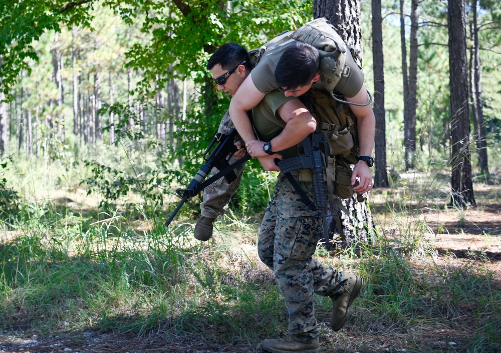 Students Tested During White Knight Exercise