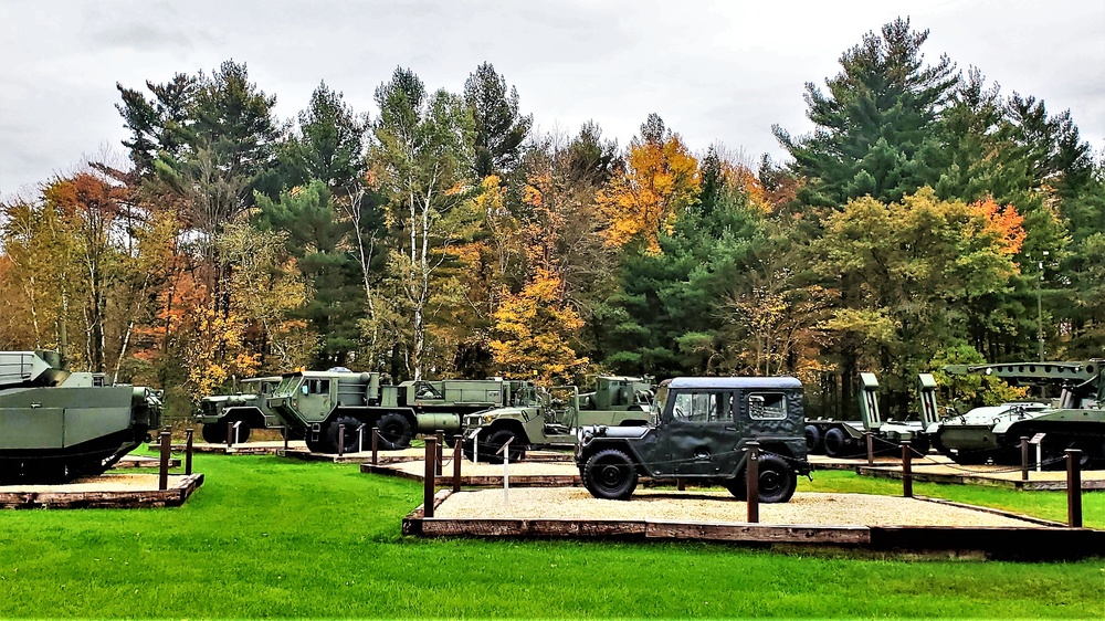 Fall 2021 scenes at Fort McCoy's Equipment Park