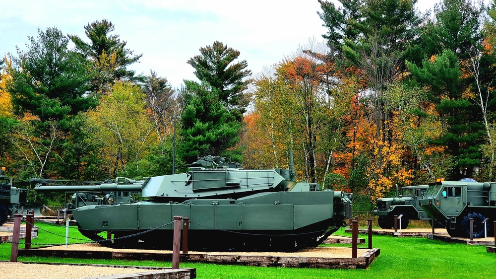 Fall 2021 scenes at Fort McCoy's Equipment Park