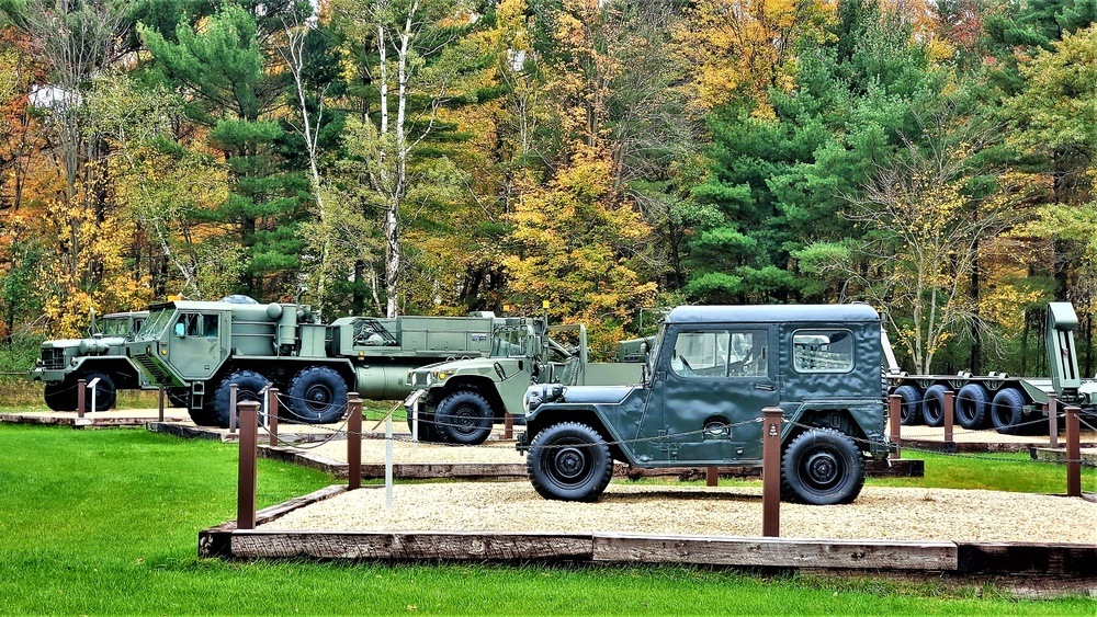 Fall 2021 scenes at Fort McCoy's Equipment Park