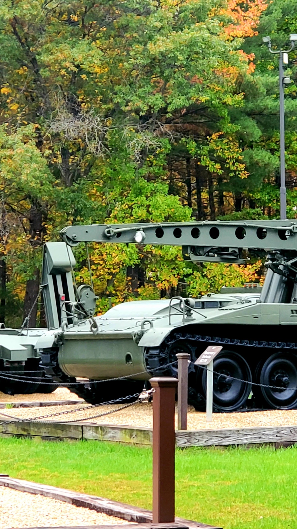 Fall 2021 scenes at Fort McCoy's Equipment Park