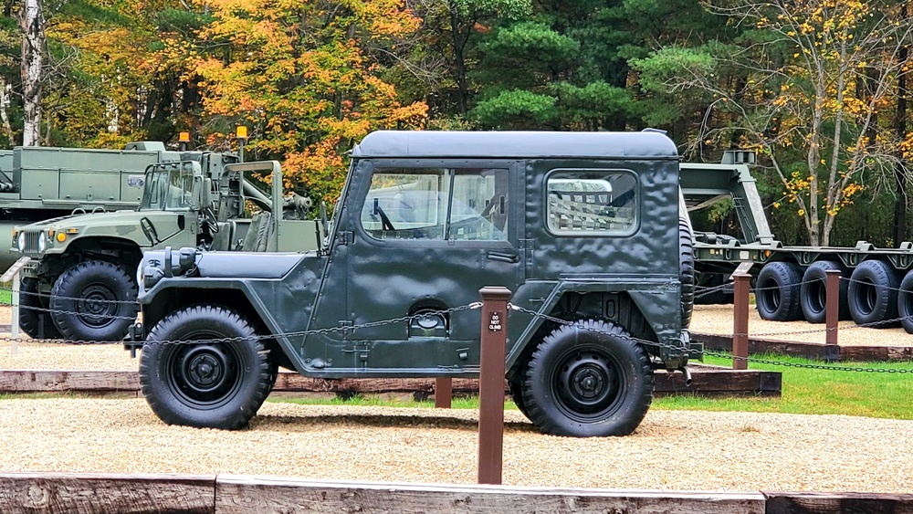 Fall 2021 scenes at Fort McCoy's Equipment Park