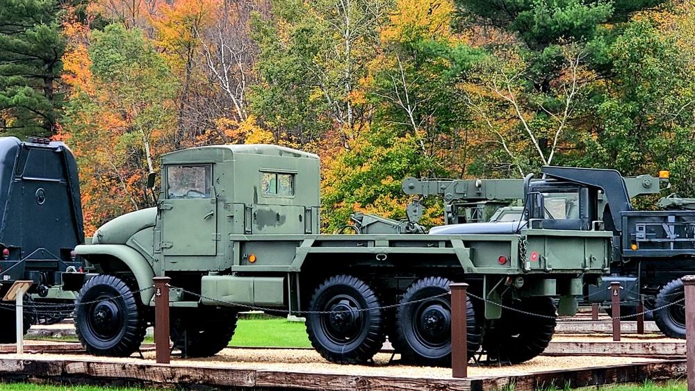 Fall 2021 scenes at Fort McCoy's Equipment Park