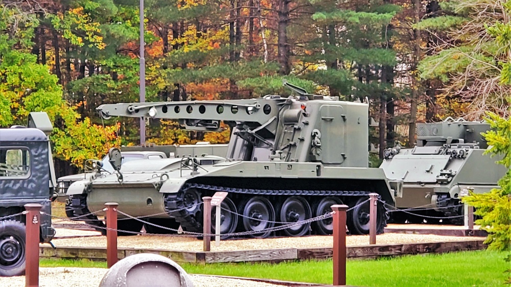 Fall 2021 scenes at Fort McCoy's Equipment Park