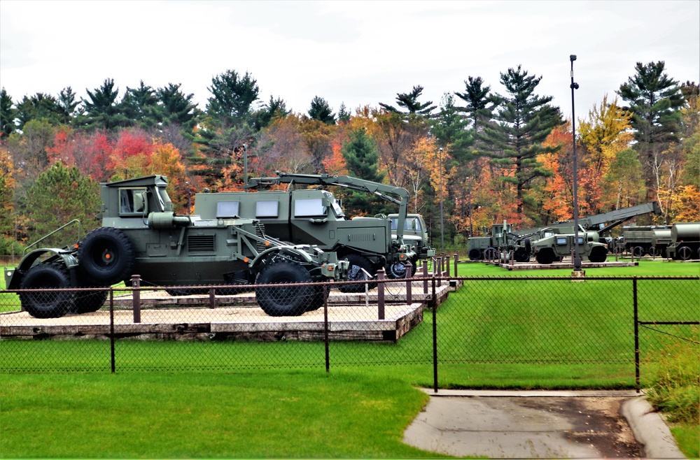 Fall 2021 scenes at Fort McCoy's Equipment Park