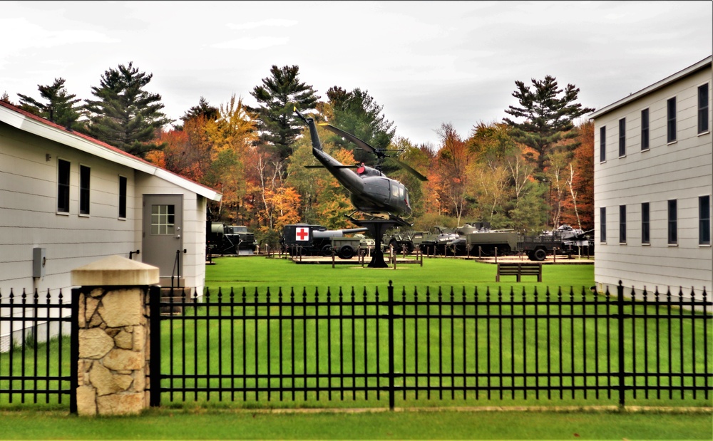 Fall 2021 scenes at Fort McCoy's Equipment Park