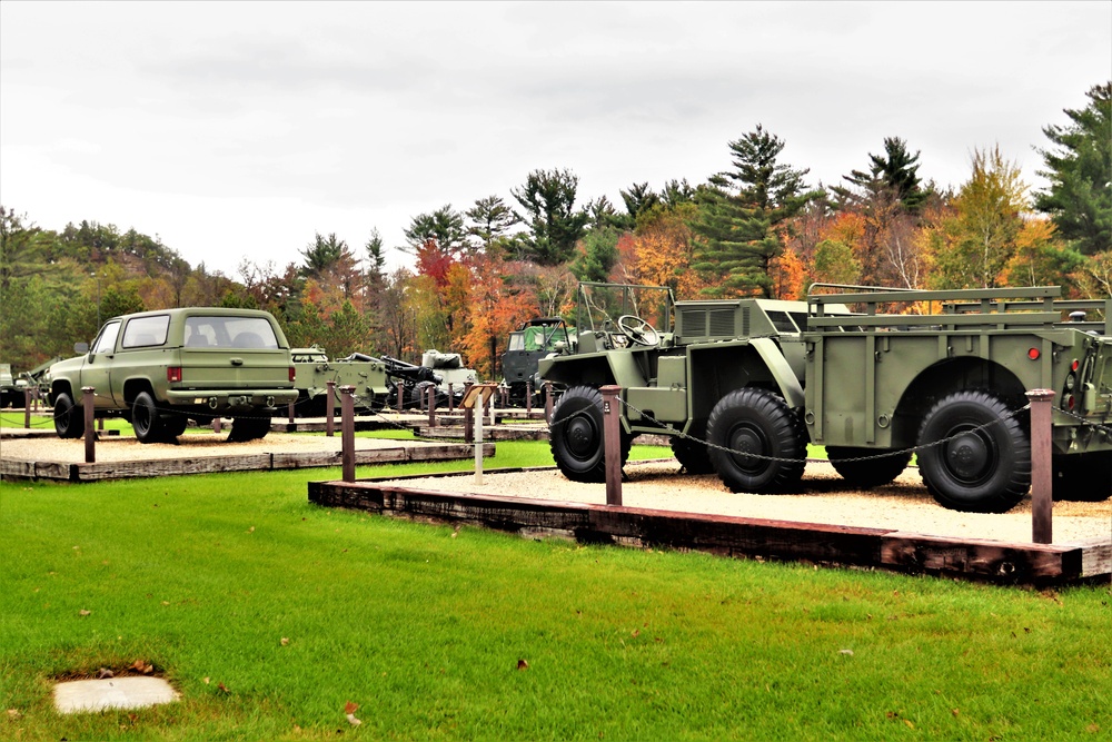 Fall 2021 scenes at Fort McCoy's Equipment Park