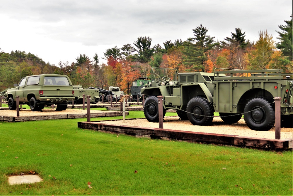 Fall 2021 scenes at Fort McCoy's Equipment Park