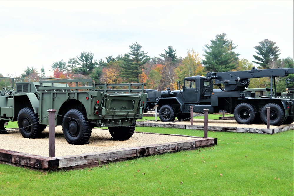 Fall 2021 scenes at Fort McCoy's Equipment Park