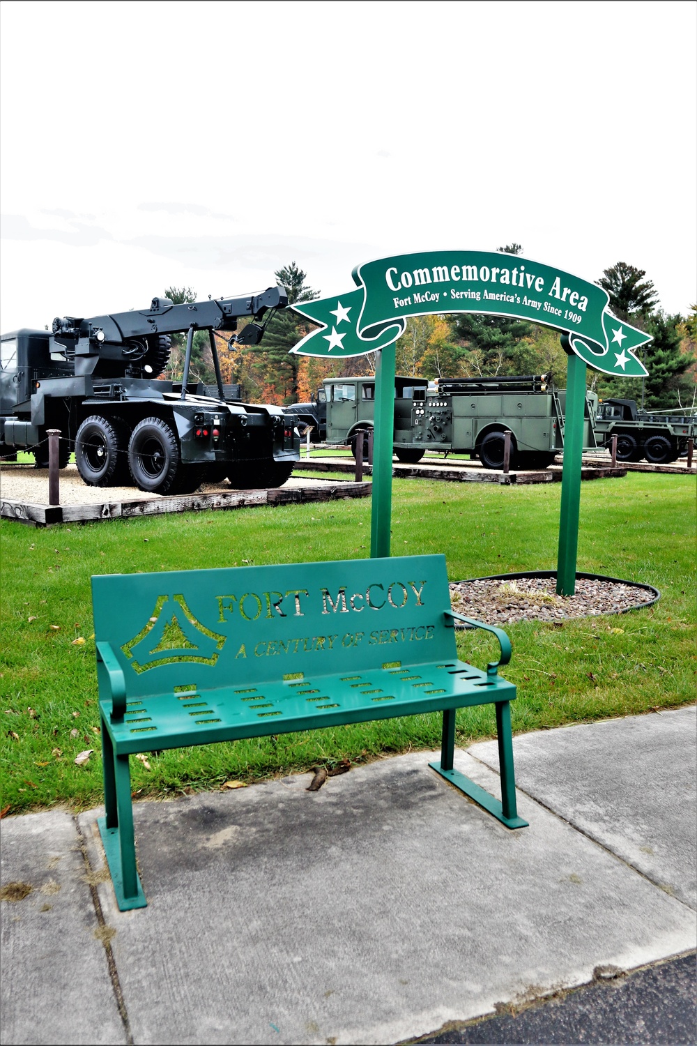 Fall 2021 scenes at Fort McCoy's Equipment Park