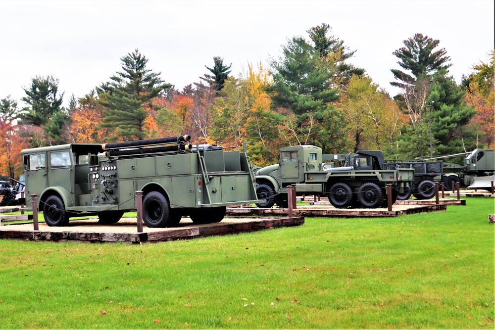 Fall 2021 scenes at Fort McCoy's Equipment Park