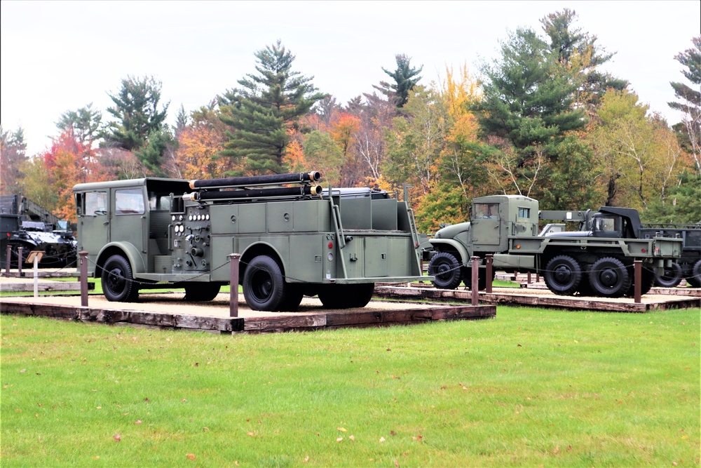 Fall 2021 scenes at Fort McCoy's Equipment Park