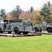 Fall 2021 scenes at Fort McCoy's Equipment Park