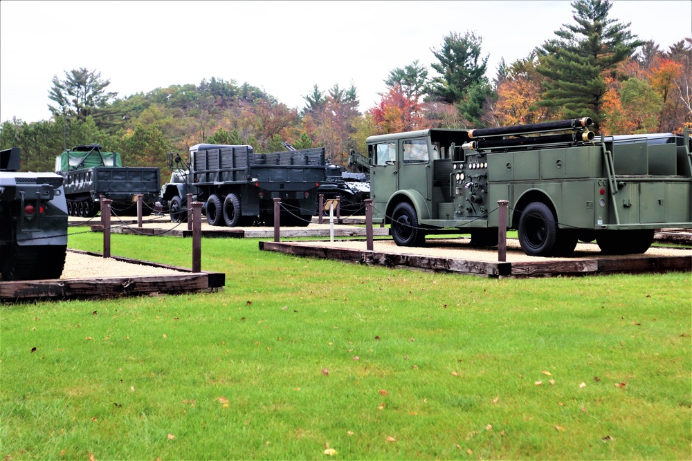 Fall 2021 scenes at Fort McCoy's Equipment Park