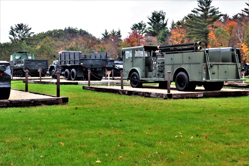 Fall 2021 scenes at Fort McCoy's Equipment Park