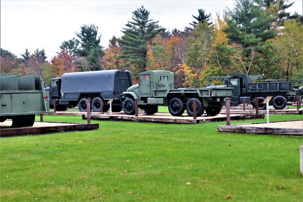 Fall 2021 scenes at Fort McCoy's Equipment Park